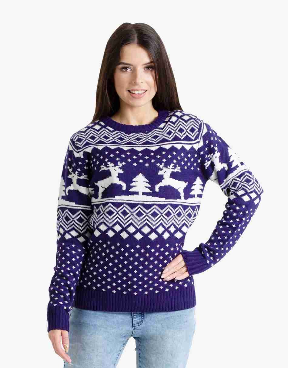 Women's Round Neck Full Sleve Christmas Sweaters