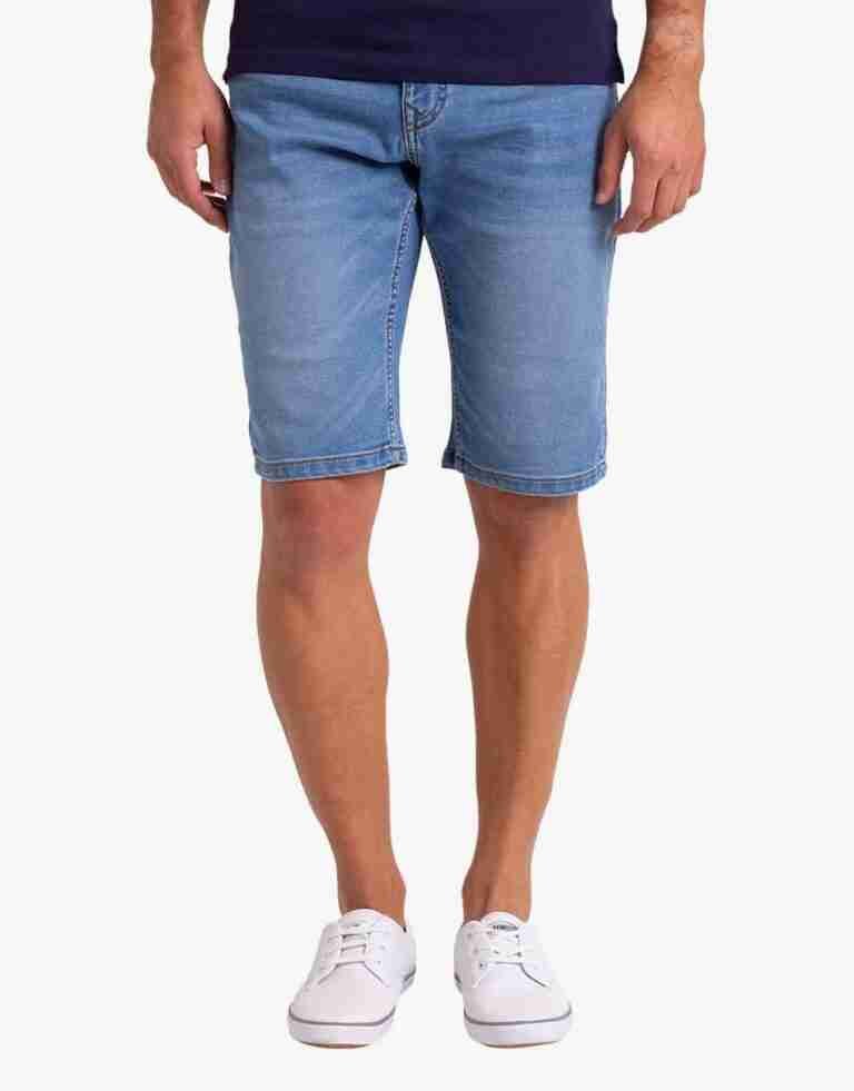 Knit-denim-short-Light-blue-1