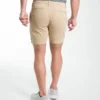Men’s Regular Fit Flat-Front Comfort Short Khaki 2